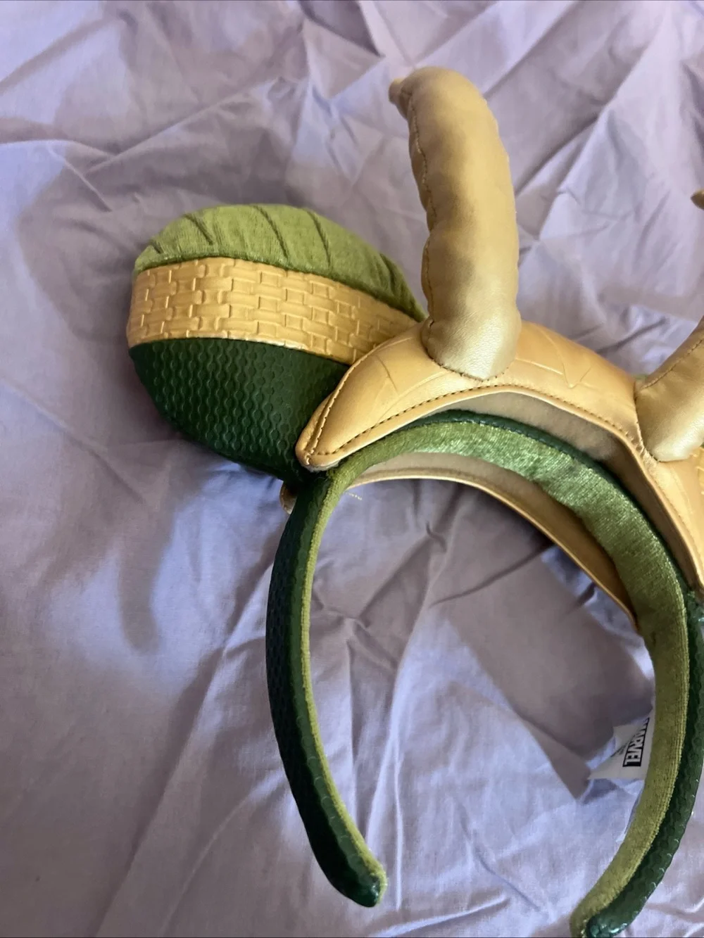 Disney Parks LOKI Marvel Mickey Ears Headband “MISCHIEVOUS” Horns